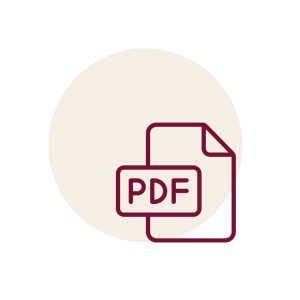 Ein Icon von einem PDF Dokument.