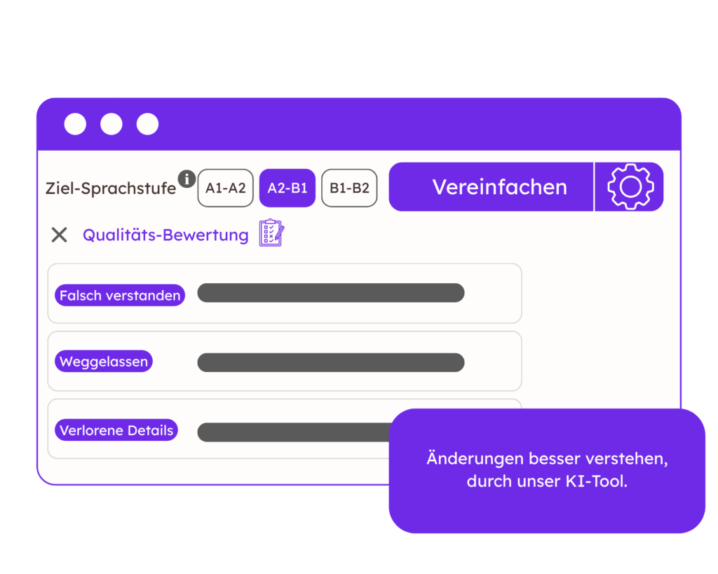 capito.ai Qualitäts-Bewertung Eine Grafik von der Funktion "Qualitäts-Bewertung" vom KI-Tool capito.ai