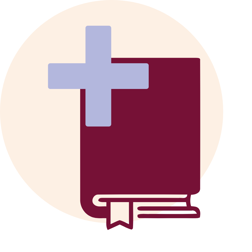 Ein Icon mit einem Buch und einem Plus.