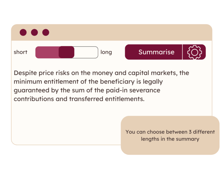 capito.ai Summary (1) A graphic of summary feature on capito.ai