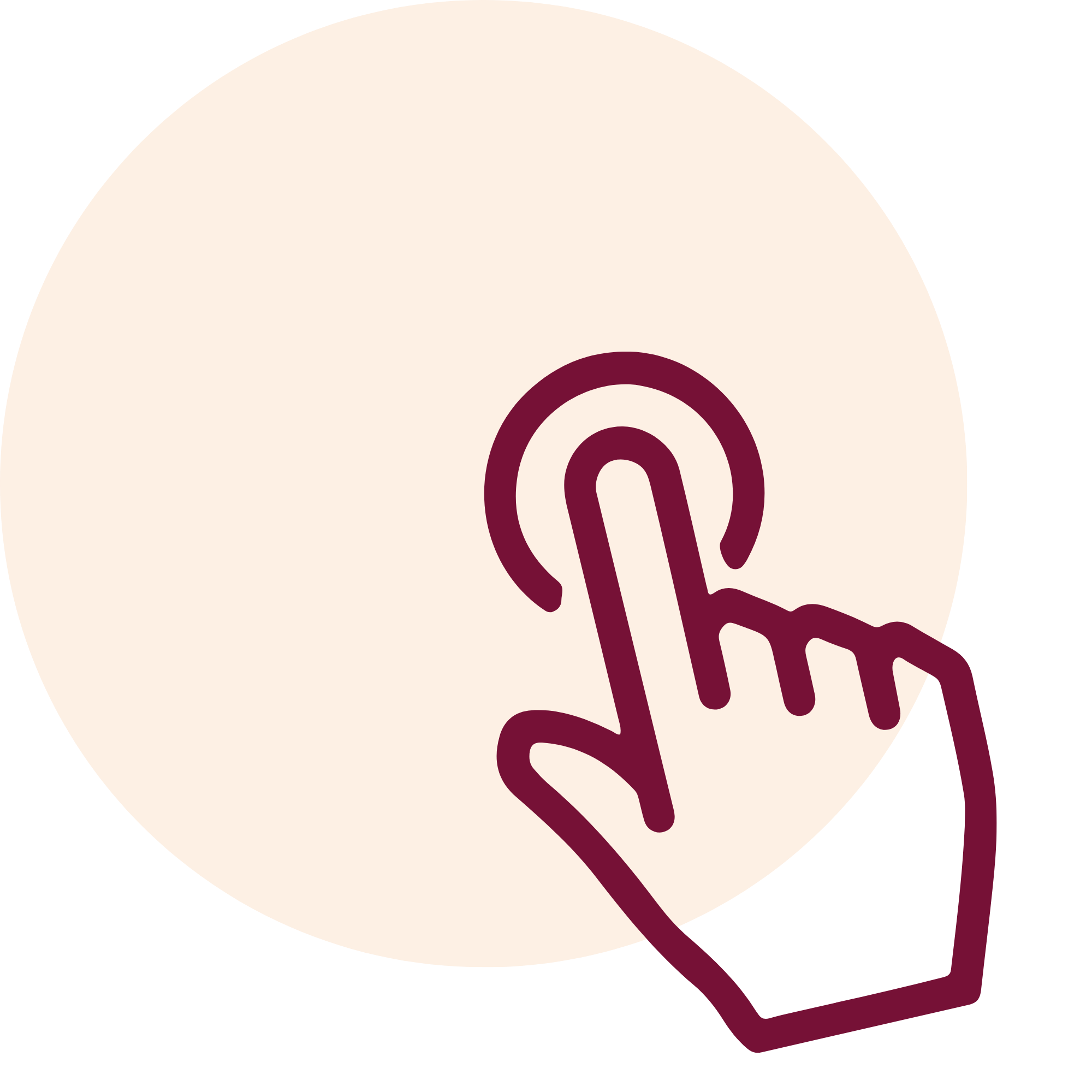 switch Umschalten per Klick Ein Icon von einem Finger, der auf etwas klickt.