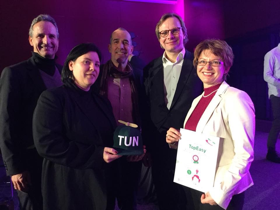 TUN-Fonds-Preisverleihung mit 2. Platz für TopEasy News