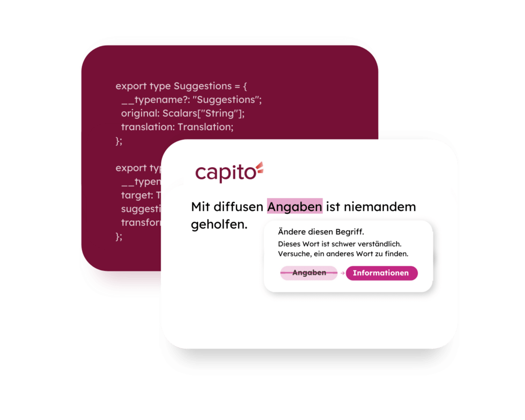 capito API für Leichte Sprache in deinem System