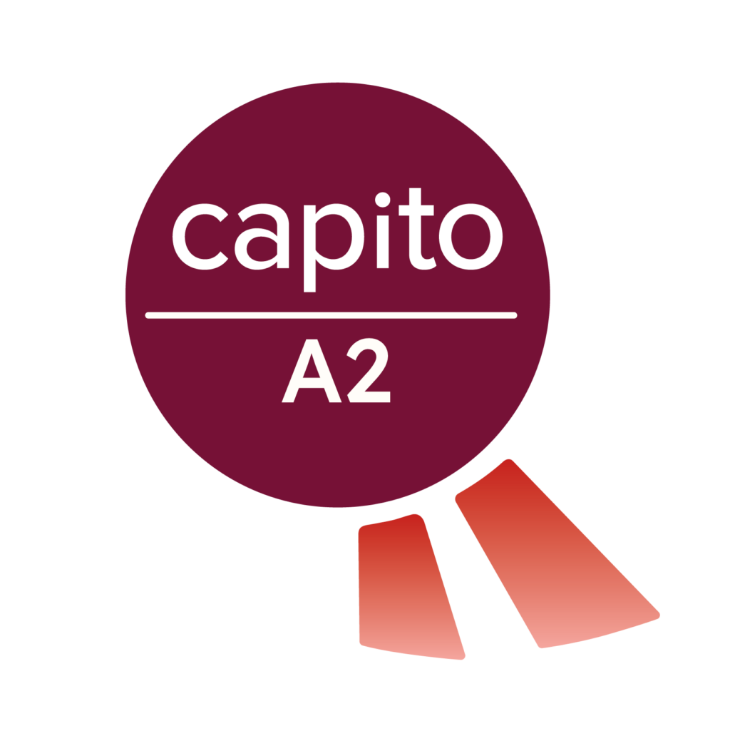 Gütesiegel Leicht Lesen Sprachstufe A2 - capito Methode