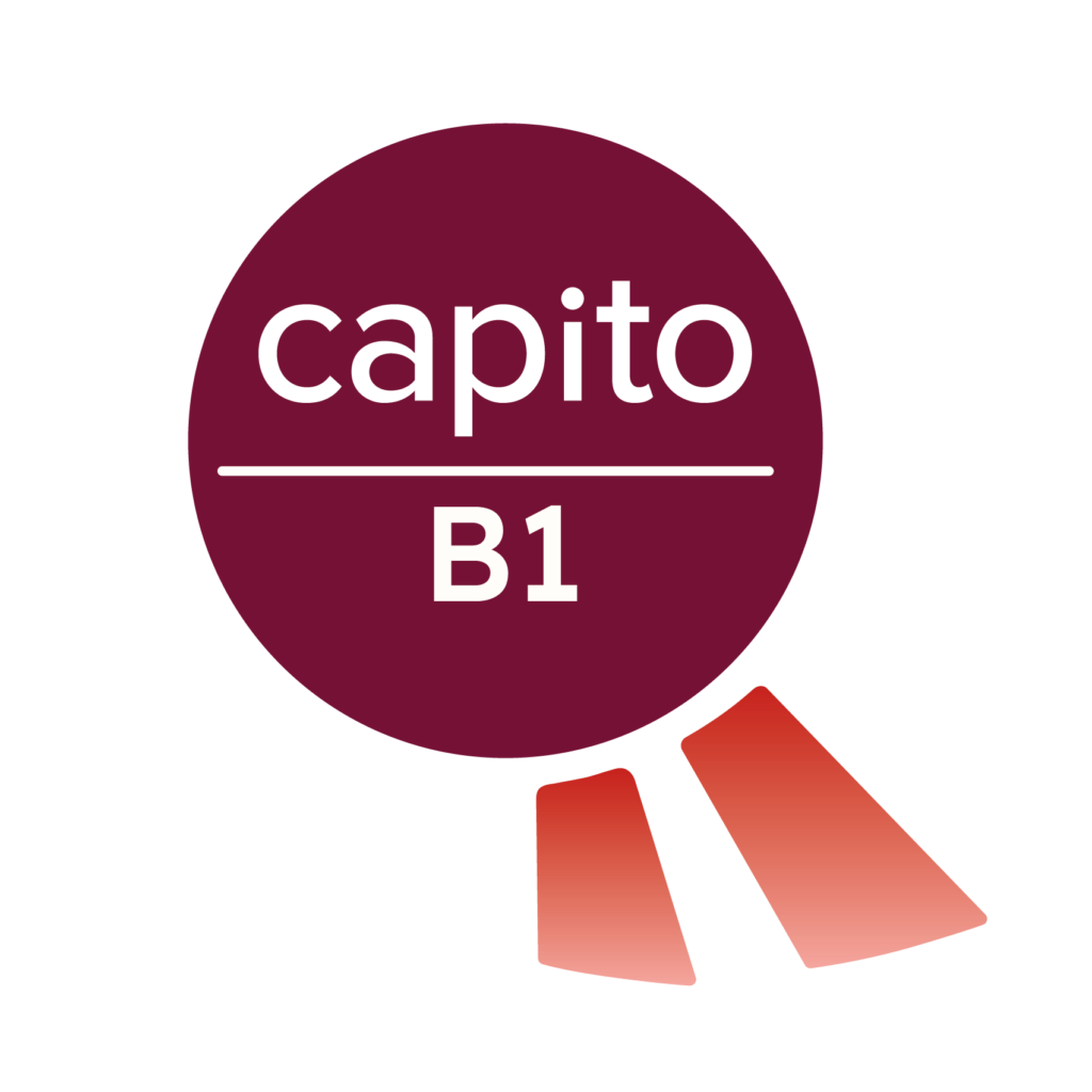 Gütesiegel Leicht Lesen Sprachstufe B1 - capito Methode