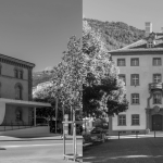 Fotos von zwei Altbau-Häusern im Kanton Graubünden